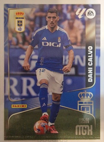 2025-26 Panini Megacracks Dani Calvo Oviedo /B