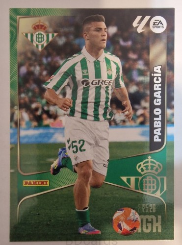 2025-26 Panini Megacracks Pablo Garcia Real Betis /B
