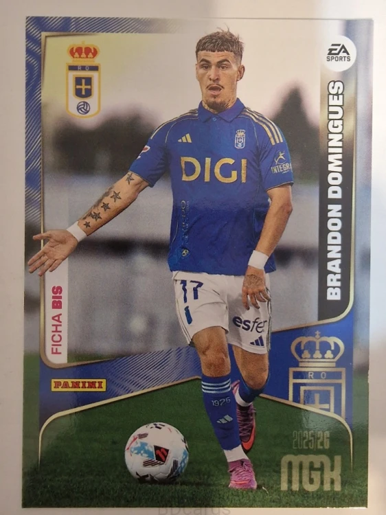 2025-26 Panini Megacracks Brandon Dominguez Real Oviedo /B