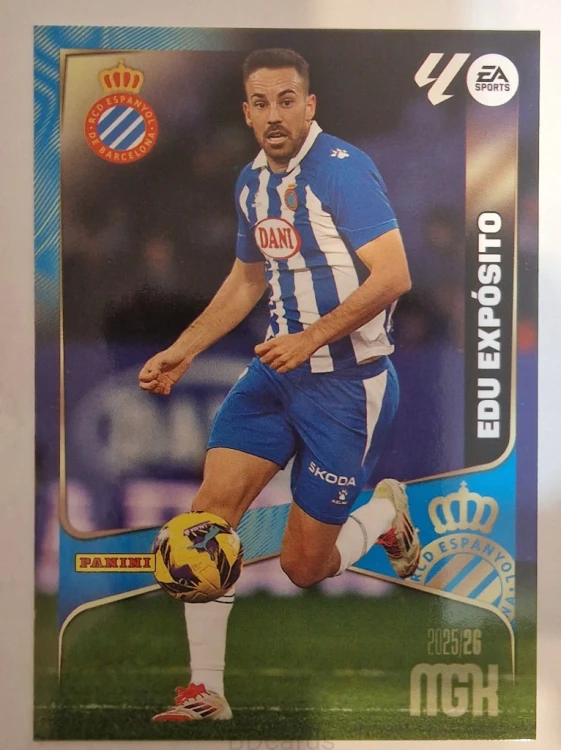 2025-26 Panini Megacracks Edu Exposito Espanyol /B