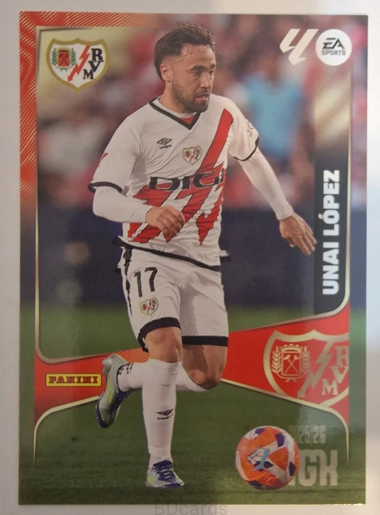 2025-26 Panini Megacracks Unai Lopez Rayo Vallecano /B