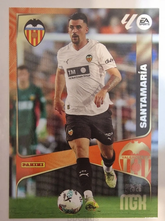 2025-26 Panini Megacracks Santamaria Valencia /B