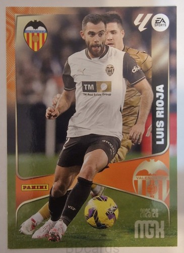 2025-26 Panini Megacracks Luis Rioja Valencia /B