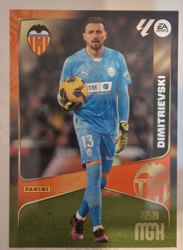 2025-26 Panini Megacracks Dimitrievski Valencia /B