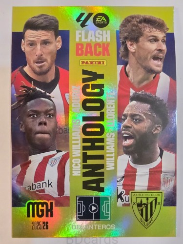 2025-26 Panini Megacracks Llorente Williams Atletic Bilbao Flash Back /A