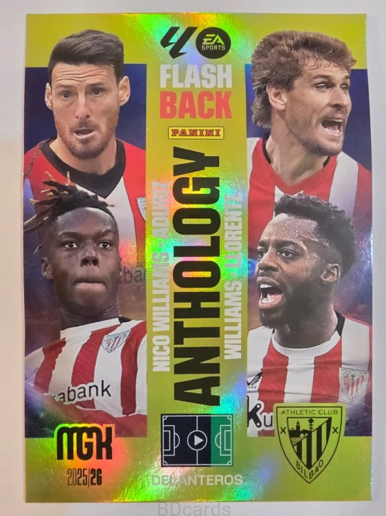 2025-26 Panini Megacracks Llorente Williams Atletic Bilbao Flash Back /A
