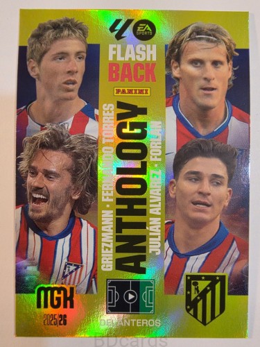 2025-26 Panini Megacracks Torres Forlan Atletico Madryt Flash Back /A