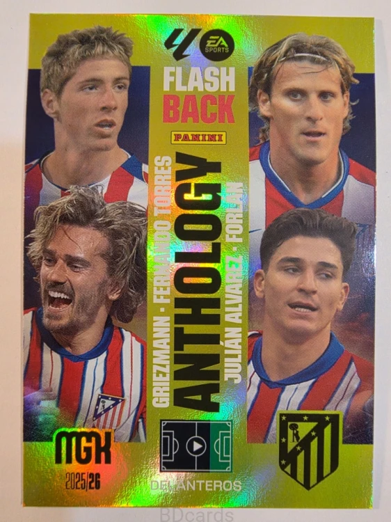 2025-26 Panini Megacracks Torres Forlan Atletico Madryt Flash Back /A