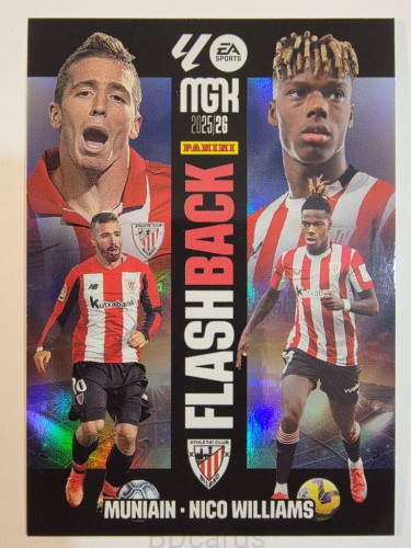2025-26 Panini Megacracks Muniain Williams Atletic Bilbao Flash Back /A