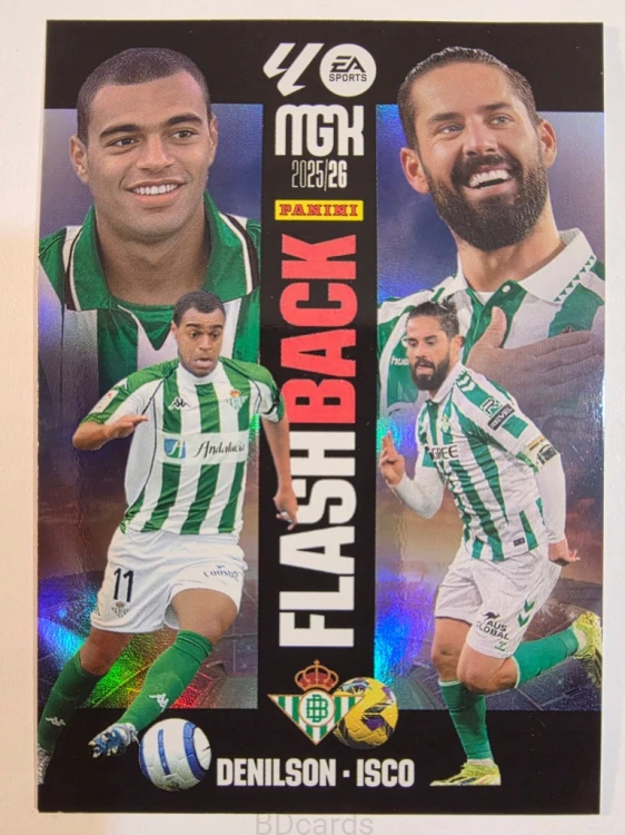 2025-26 Panini Megacracks Denilson Isco Real Betis Flash Back /A83