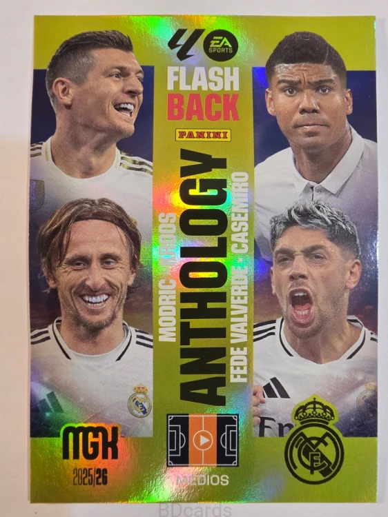 2025-26 Panini Megacracks Modrić Kroos Real Madryt Flash Back /A83