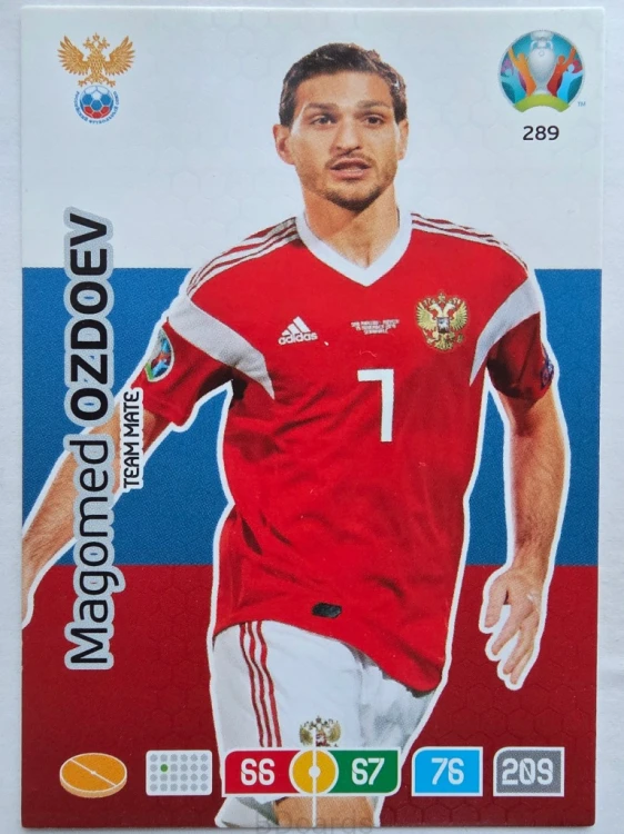 2020 Panini Euro Magomed Ozdoev Rosja Nr 289 /O