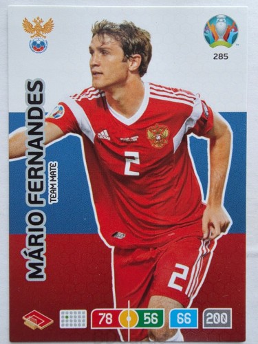 2020 Panini Euro Mario Fernandes Rosja Nr 285 /O