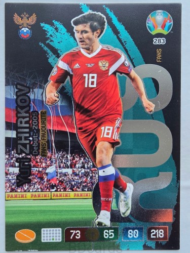 2020 Panini Euro Turi Zhirkov Rosja Nr 283 /O