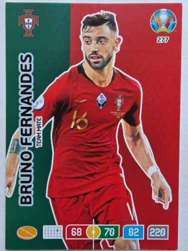 2020 Panini Euro Bruno Fernandes Portugalia Nr 277 /O