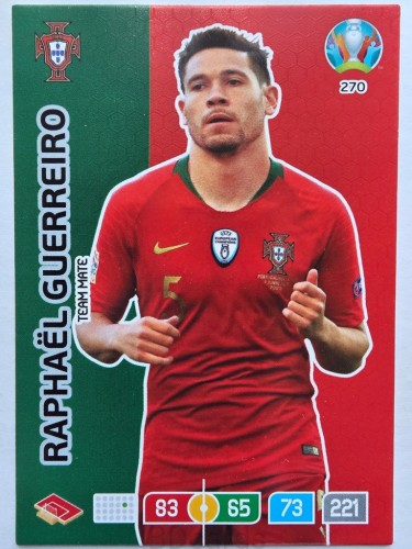 2020 Panini Euro Raphael Guereiro Portugalia Nr 270 /O