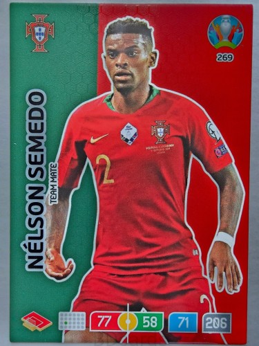 2020 Panini Euro Nelson Semedo Portugalia Nr 269 /O