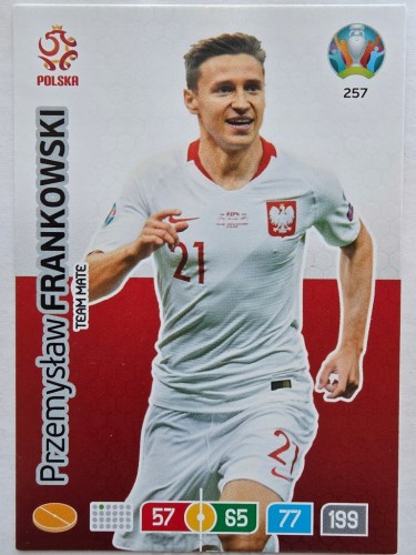 2020 Panini Euro Przemysław Frankowski Polska Nr 257 /O