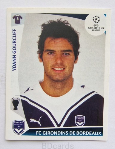 2009-10 Panini Champions League Yoann Gourcuff Girondins Bordeaux /CL