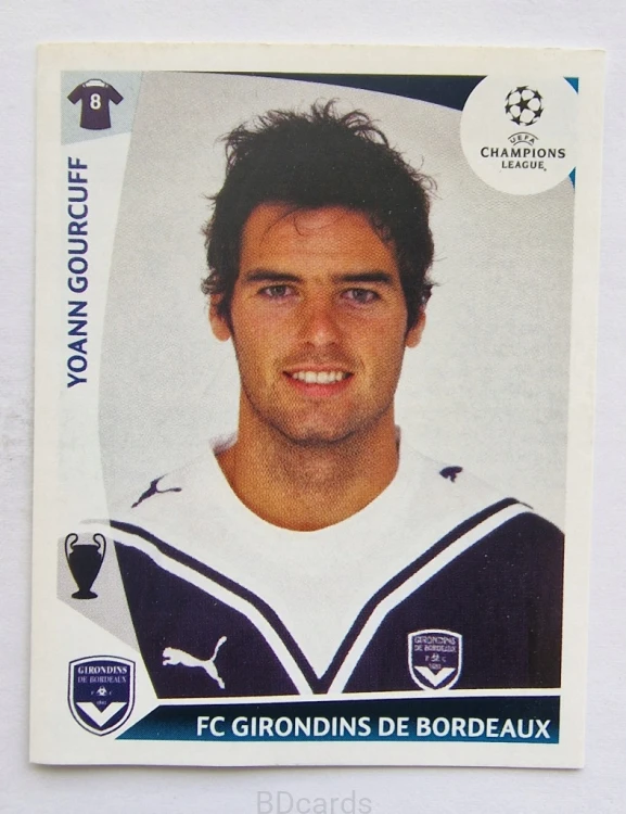 2009-10 Panini Champions League Yoann Gourcuff Girondins Bordeaux /CL