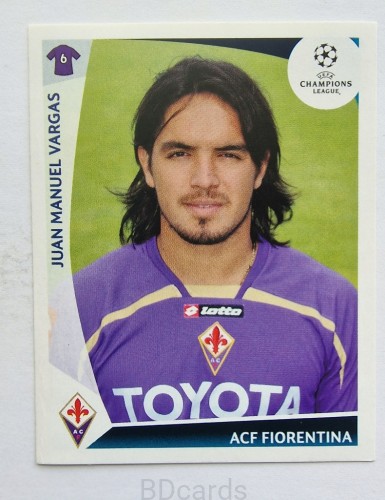 2009-10 Panini Champions League Juan Manuel Vargas Fiorentina /CL