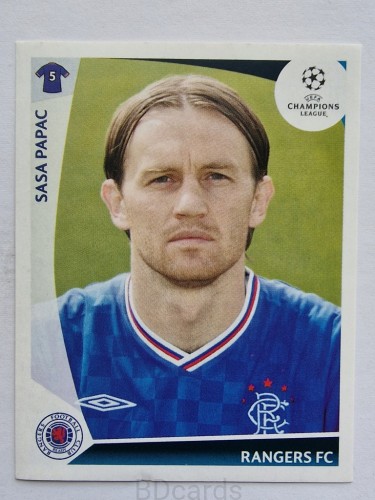 2009-10 Panini Champions League Sasa Papac Rangers /CL