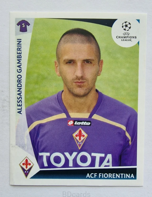 2009-10 Panini Champions League Alessandro Gamberini Fiorentina /CL