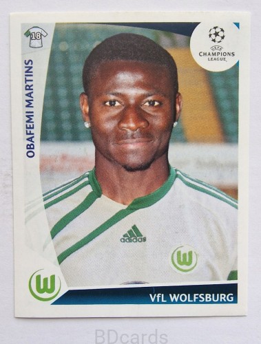 2009-10 Panini Champions League Obafemi Martins VFL Wolfsburg /CL