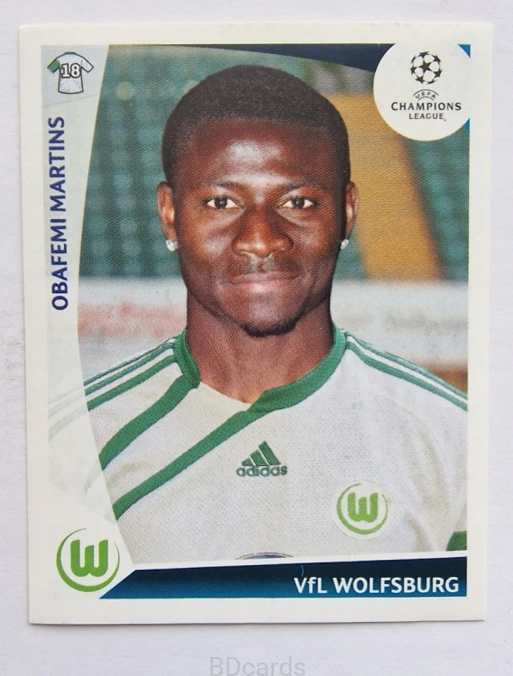 2009-10 Panini Champions League Obafemi Martins VFL Wolfsburg /CL
