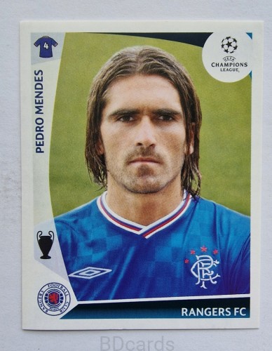 2009-10 Panini Champions League Pedro Mendes Rangers /CL