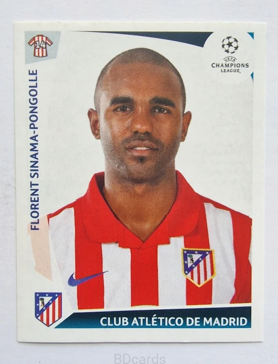 2009-10 Panini Champions League Florent Sinama Atletico Madryt /CL