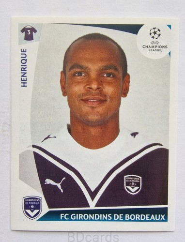 2009-10 Panini Champions League Henrique Girondins Bordeaux /CL