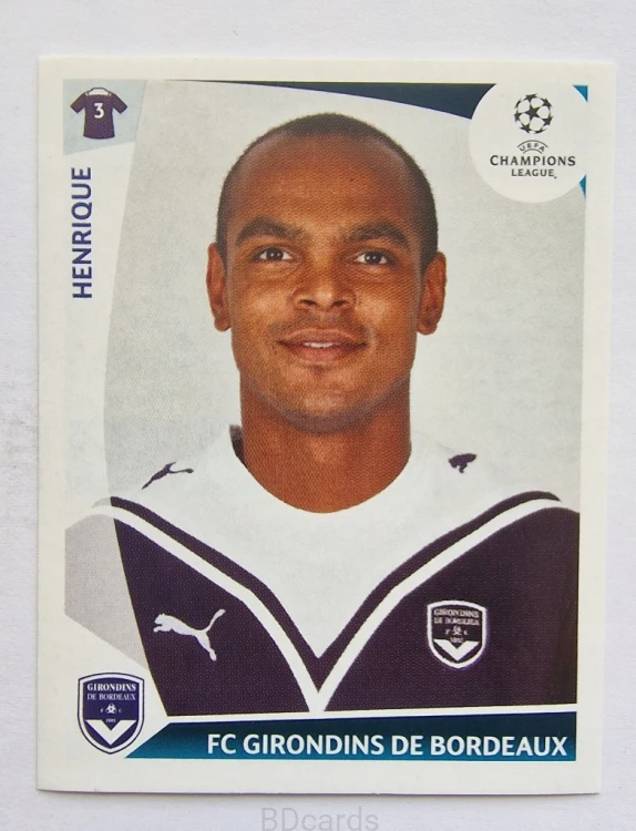 2009-10 Panini Champions League Henrique Girondins Bordeaux /CL