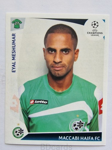 2009-10 Panini Champions League Eyal Meshumar Maccabi Haifa /CL