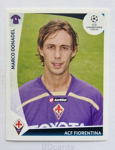 2009-10 Panini Champions League Marco Donadel Fiorentina /CL