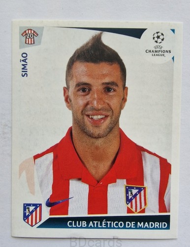 2009-10 Panini Champions League Simao Atletico Madryt /CL