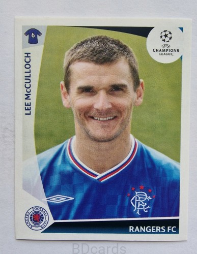 2009-10 Panini Champions League Lee McCulloch Rangers /CL