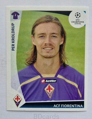 2009-10 Panini Champions League Per Kroldrup Fiorentina /CL