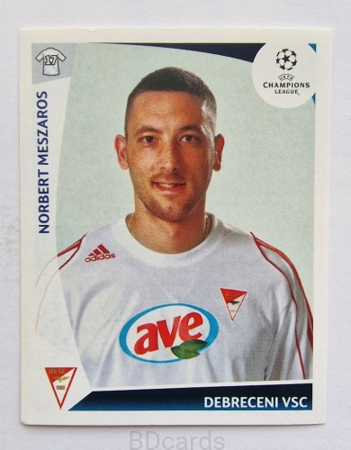2009-10 Panini Champions League Norbert Meszaros Debreceni VSC /CL