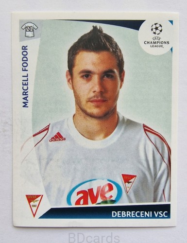 2009-10 Panini Champions League Marcel Fodor Debreceni VSC /CL