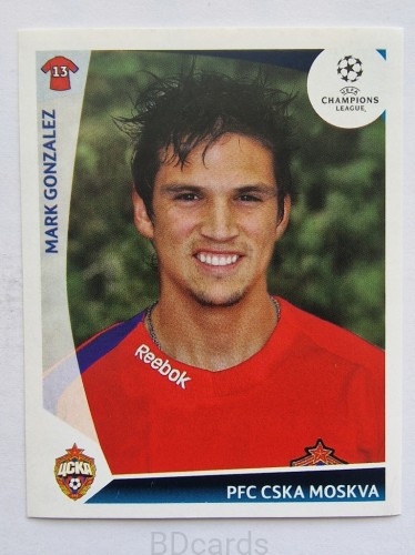 2009-10 Panini Champions League Mark Gonzalez CSKA Moskva /CL
