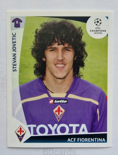 2009-10 Panini Champions Stevan Jovetic Fiorentina /CL
