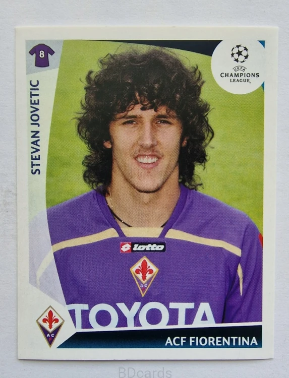 2009-10 Panini Champions Stevan Jovetic Fiorentina /CL
