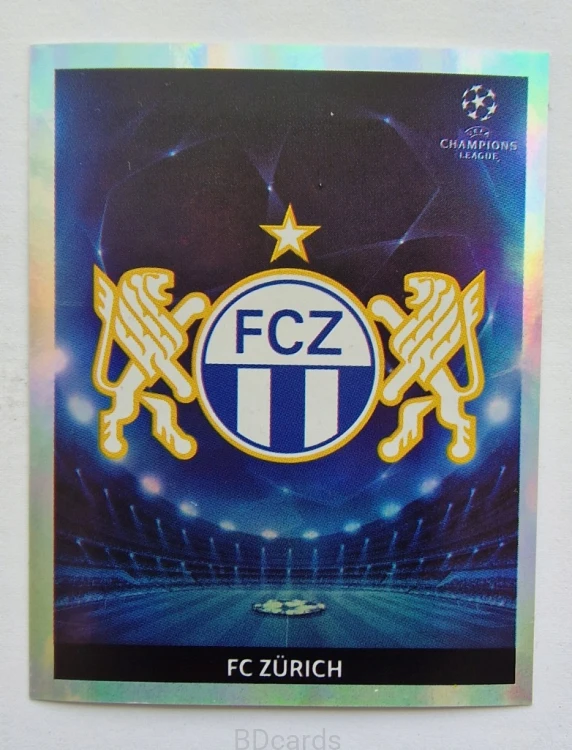 2009-10 Panini Champions League Logo Fc Zurich /CL