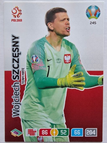 2020 Panini Euro Wojciech Szczęsny Polska Nr 245 /O
