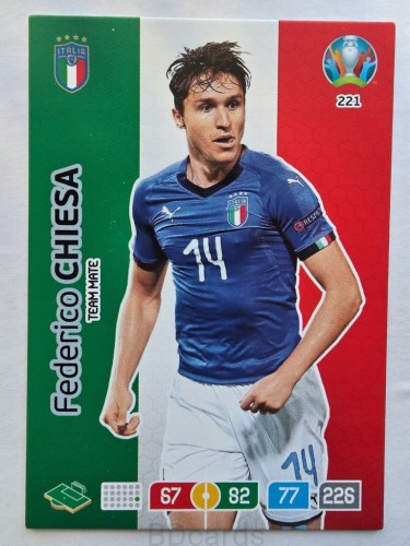 2020 Panini Euro Federico Chiesa Włochy Nr 221 /O