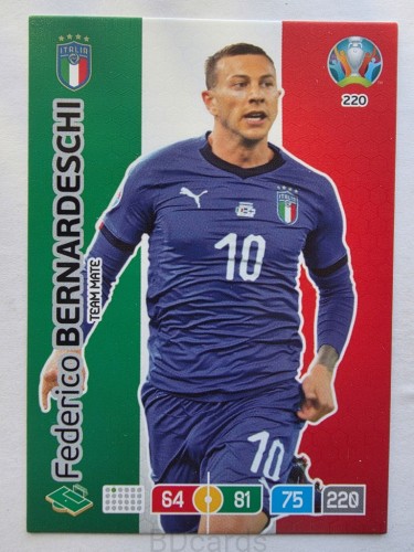 2020 Panini Euro Federico Bernardeschi Włochy Nr 220 /O