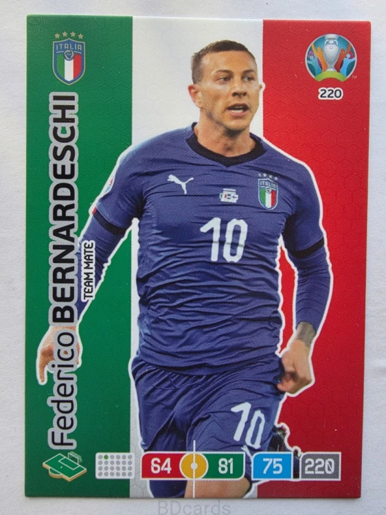 2020 Panini Euro Federico Bernardeschi Włochy Nr 220 /O
