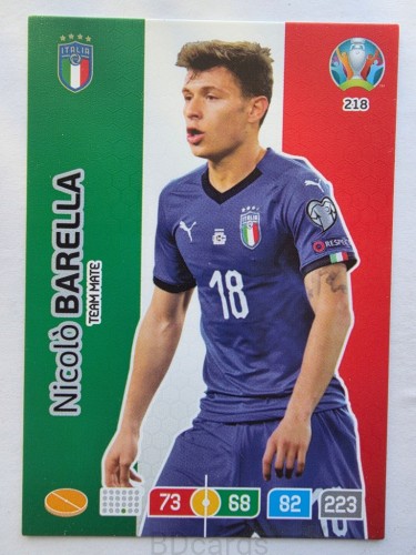2020 Panini Euro Nicolo Barella Włochy Nr 218 /O
