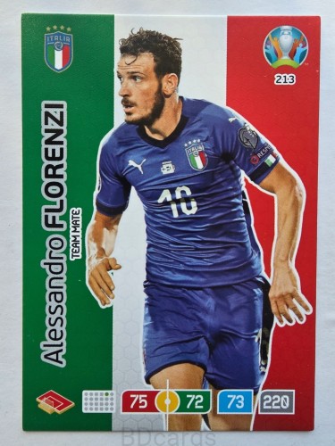2020 Panini Euro Alessandro Florenzi Włochy Nr 213 /O